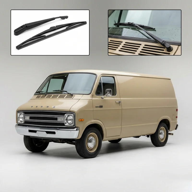 Passenger Side Wiper Blade for Dodge B100 Van (1971 - 1974) - 1